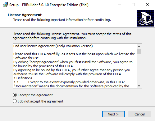 Installation guide | Docs for ERBuilder 7.0