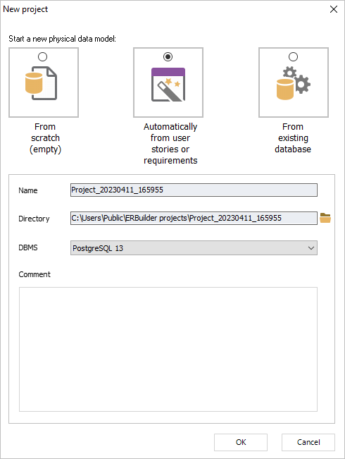 Auto-generate ERD using generative AI feature | Docs for ERBuilder 7.0