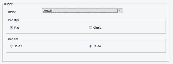 General options | Docs for ERBuilder 7.0