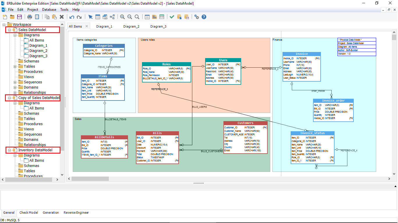 ERBuilder opening multiple projects