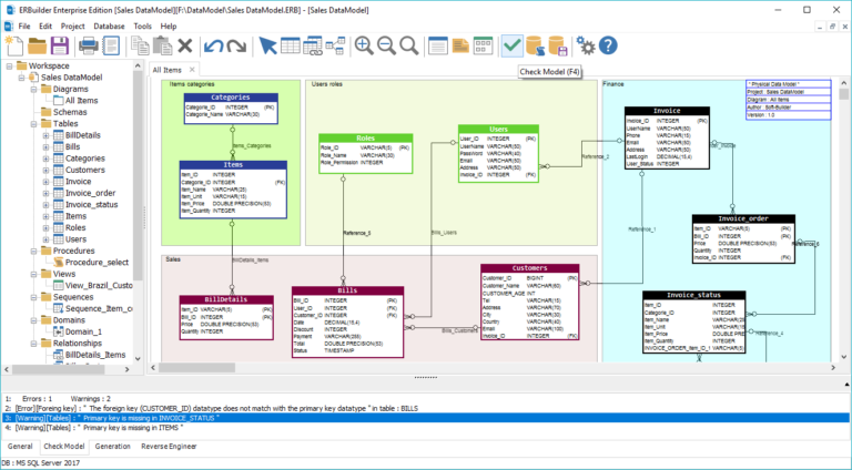 ERBuilder data modeler - Softbuilder