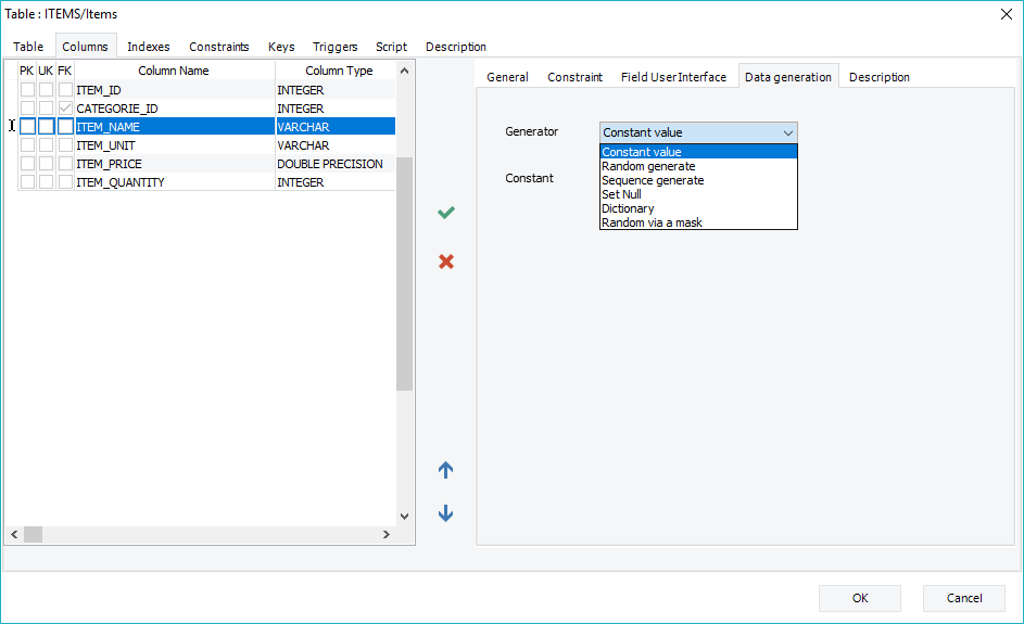 ERBuilder assign data generator