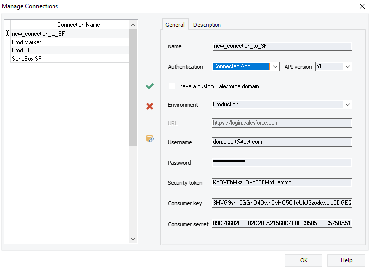 How to get Salesforce data model using AbstraLinx connected authentication method