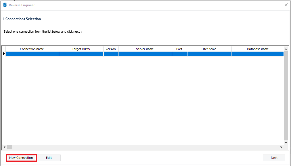 Create a connection to your MySQL database