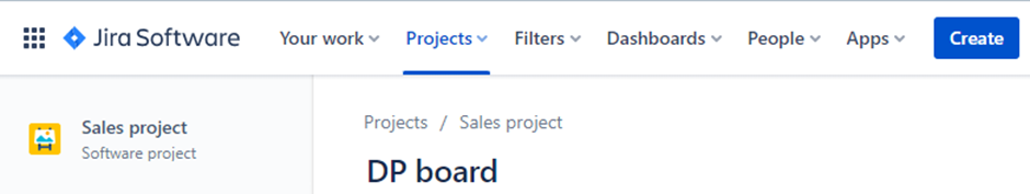 Create issue on Jira dashboard